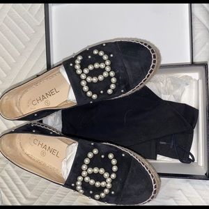 Suede Chanel Espadrilles